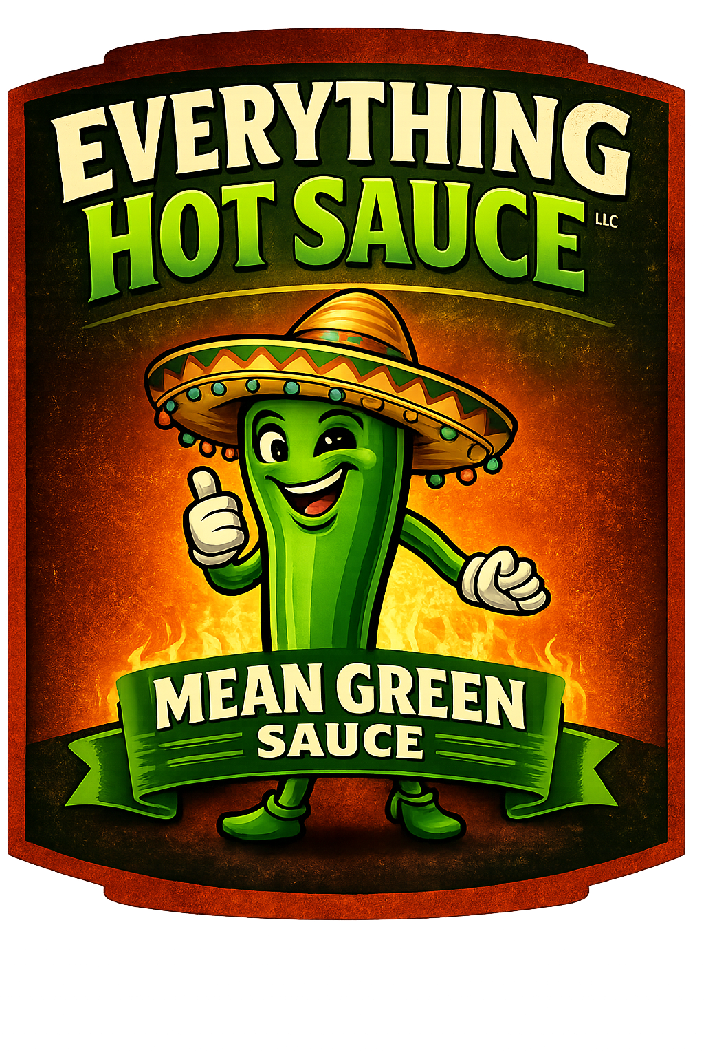 Mean Green Hot Sauce - 5oz  COMING SOON